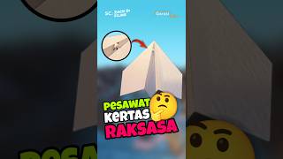 Download lagu BISAKAH KITA terbang dengan pesawat kertas raksasa? 🤔 #shorts mp3
