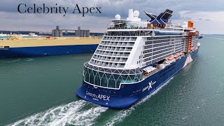 Celebrity Apex Leaving Southampton 27/09/2025 - DJI Air 3s 4K