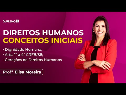 INITIAL CONCEPTS OF HUMAN RIGHTS | Prof. Elisa Moreira