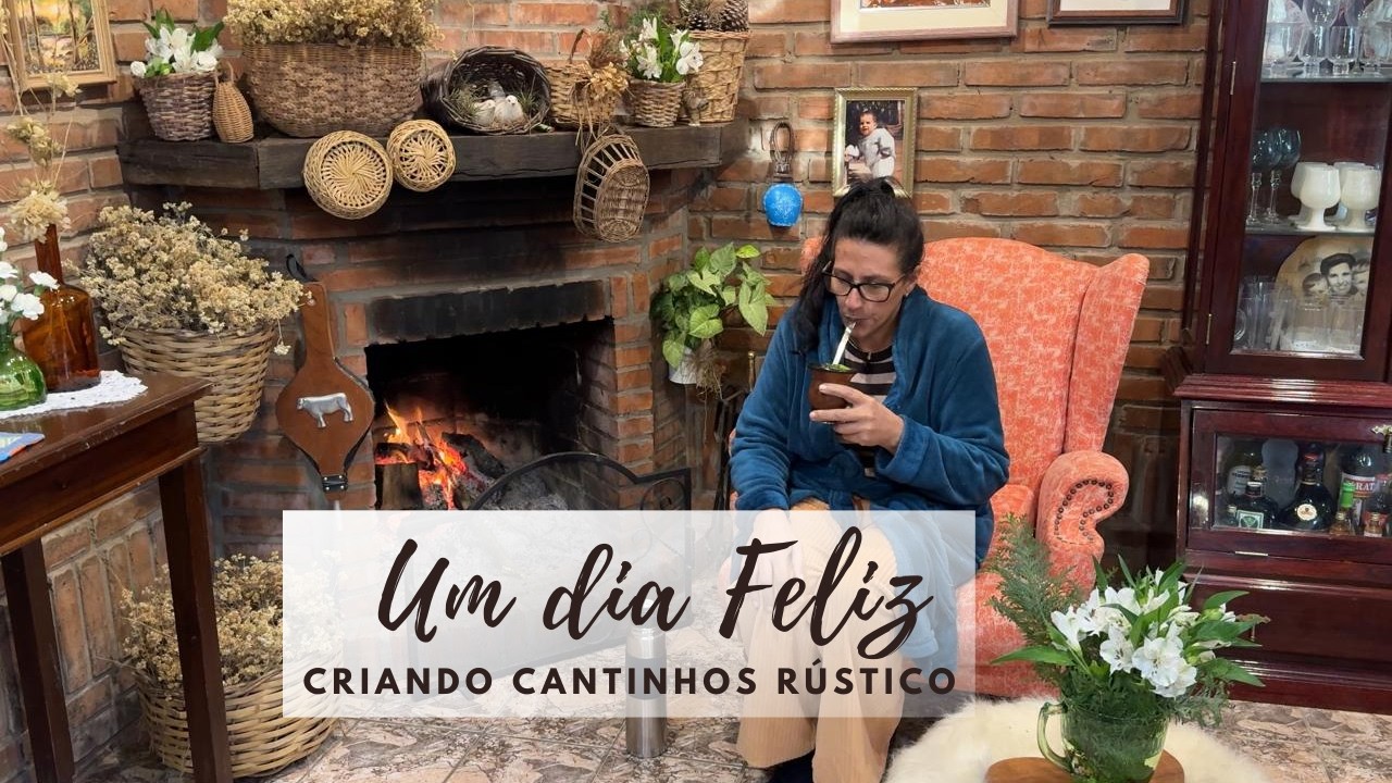 Criando cantos aconchegantes e charmosos em estilo rústico para casa e mesa.