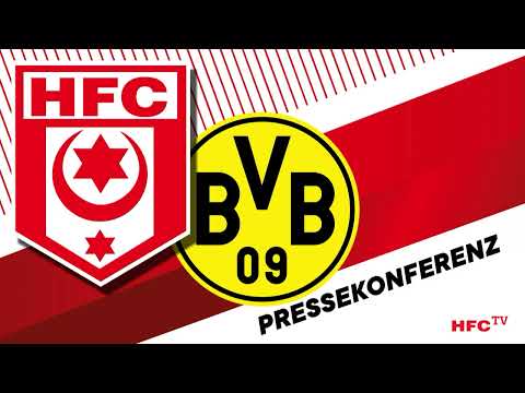 11. Spieltag 2022/23: Hallescher FC - Borussia Dortmund II | Pressekonferenz nach dem Spiel