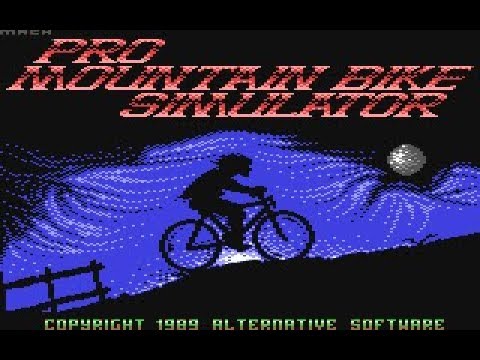 Pro Mountain Bike Simulator Review for the Commodore 64 by John Gage