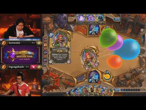 Hearthstone Masters Tour Las Vegas 2019: Kamaretai vs Languagehacker | Day 2 Swiss Stage