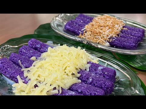 Puto Bumbong at home without Bamboo Steamer