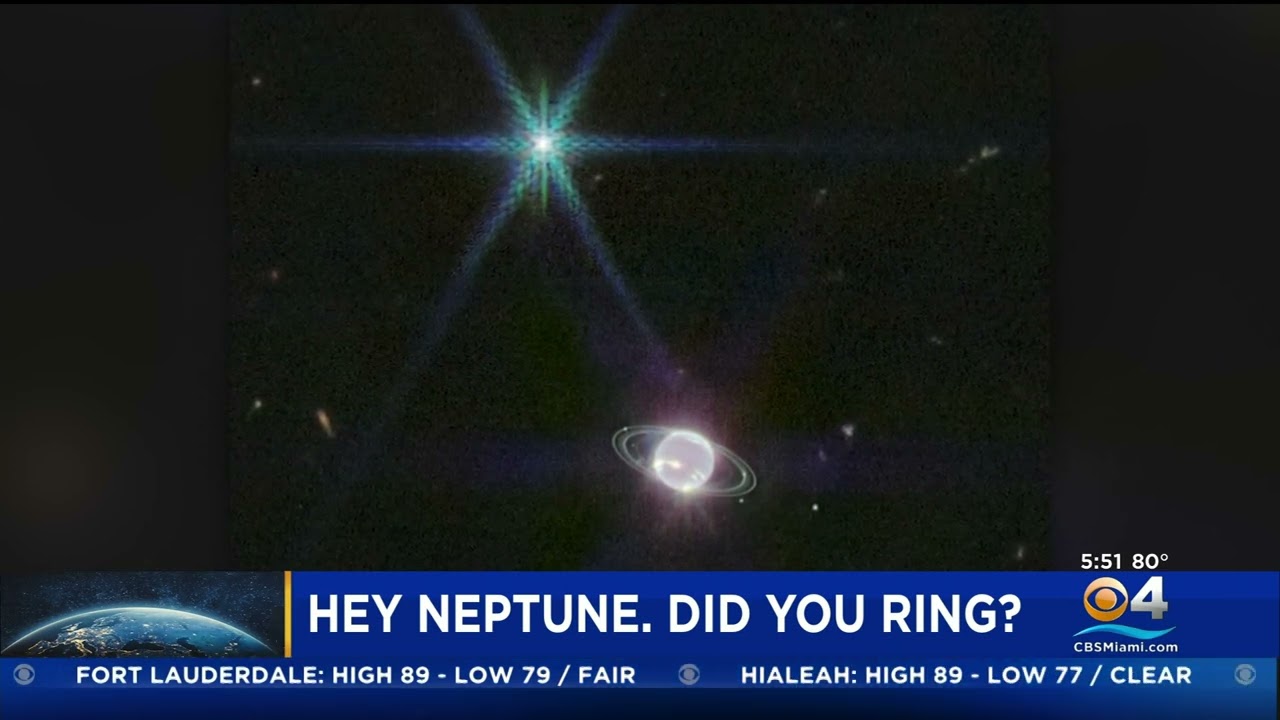 James Webb Telescope Sends Stunning New Images Of Neptune's Rings