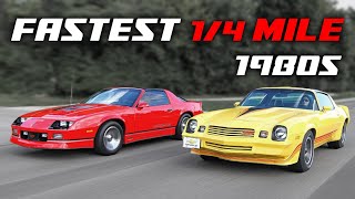 9 Quickest Muscle Cars Of The 1980s!