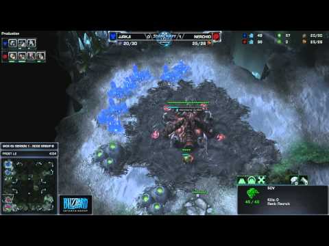 Nerchio vs jjakji Starcraft 2 WCS Europe Premiere RO32 2014 Season 1 Group B Set 3