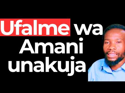 Ufalme wa Amani unakuja :Shepherd Nandwa