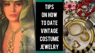 How to Identify &amp; Date Vintage Costume Jewelry! #education #costumejewelry