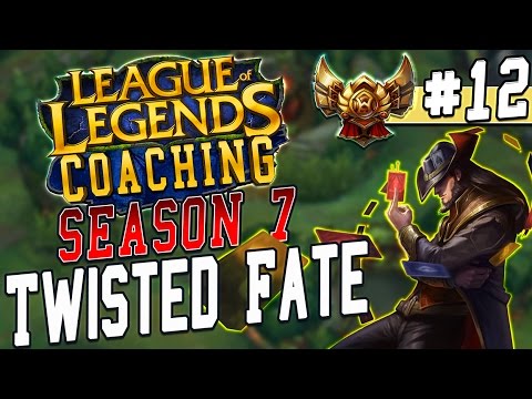 Season 7 LoL Coaching #12 - Twisted Fate mid vs. Malzahar (S6 Gold)