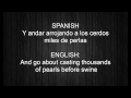 Shakira ft. Alejandro Sanz - La tortura English ...