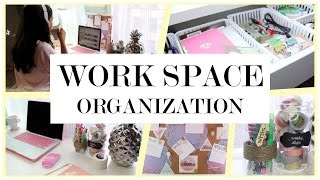 Work Space Goals! | Best Desk Organization, Storage and Tips