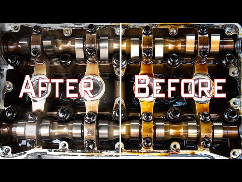 Amazing Result Engine Crankcase Cleaning/How to add Sea Foam to crankcase oil/How to do Engine Flush