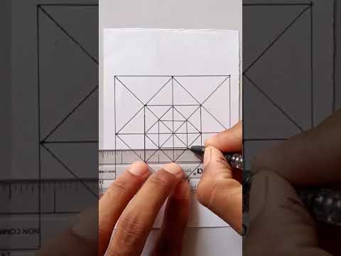 #geometric #square #blackandwhite #painting #shorts #trending #new #drawing #tutorial #viralvideo