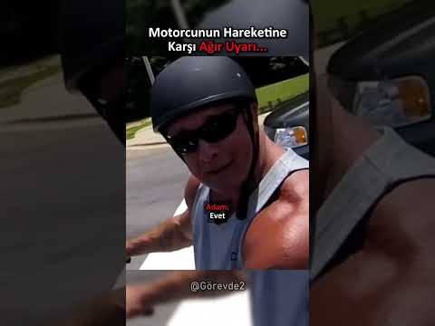 Motorcunun Hareketine Karşı Ağır Uyarı