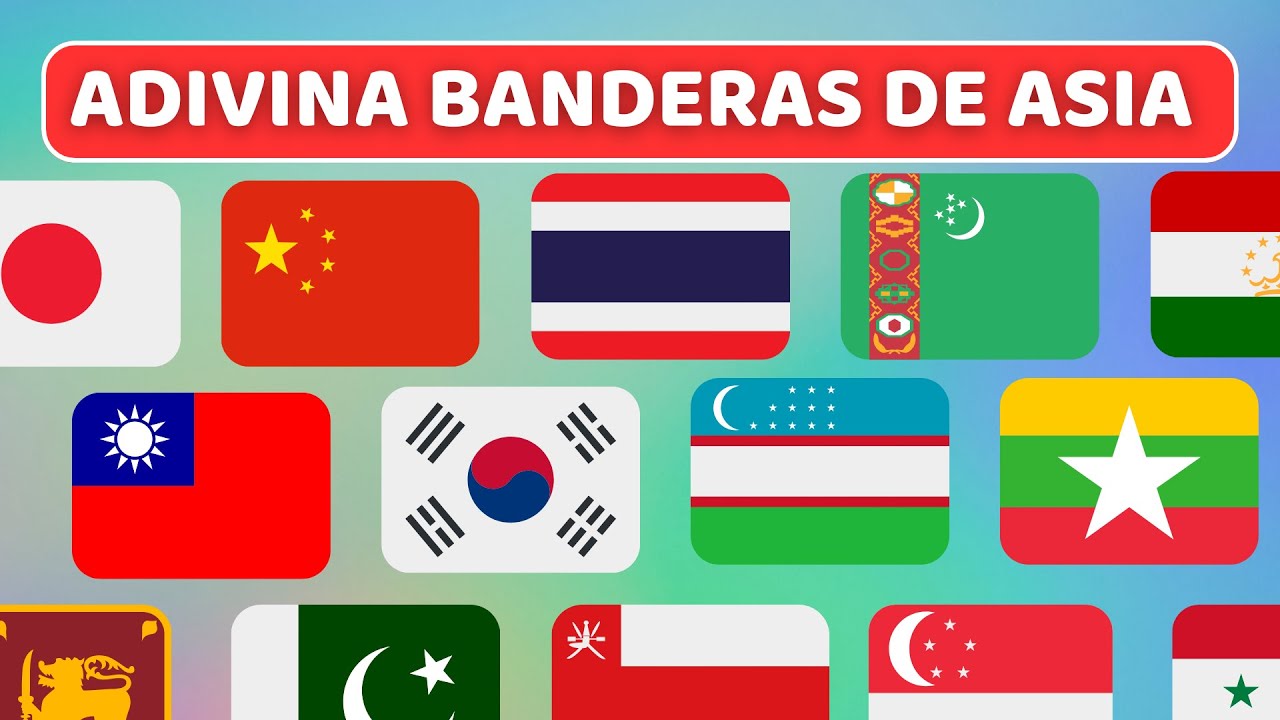 🌏🚩 ¡Desafío Asiático! 🏆😱 ¿Podrás adivinar todas las banderas? 🤔💡