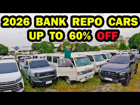 2026 BANK REPOSSESSED CARS ON SALE UP TO 60% OFF SEDAN PICK UP SUV UTILITY VAN 7 SEATERS BANKS IN PH