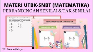 Download lagu MATERI UTBK-SNBT MATEMATIKA (PERBANDINGAN SENILAI & TIDAK SENILAI) mp3