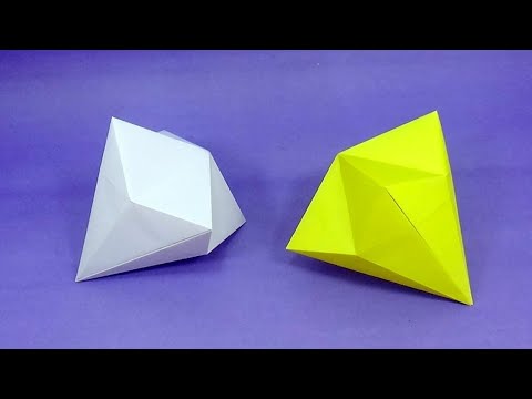 How to make easy paper diamond / diy paper diamond 2021