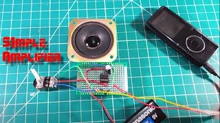 Make a simple Amplifier