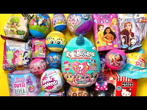 Asmr unboxing toys, Disney princess, Shoppkins, Barbie, super Mario, paw patrol