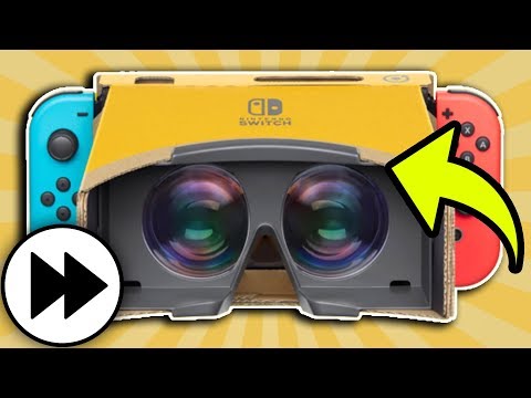 How To Build the Nintendo Labo Toy-Con VR Goggles! ⏩ 5X FASTER! ⏩