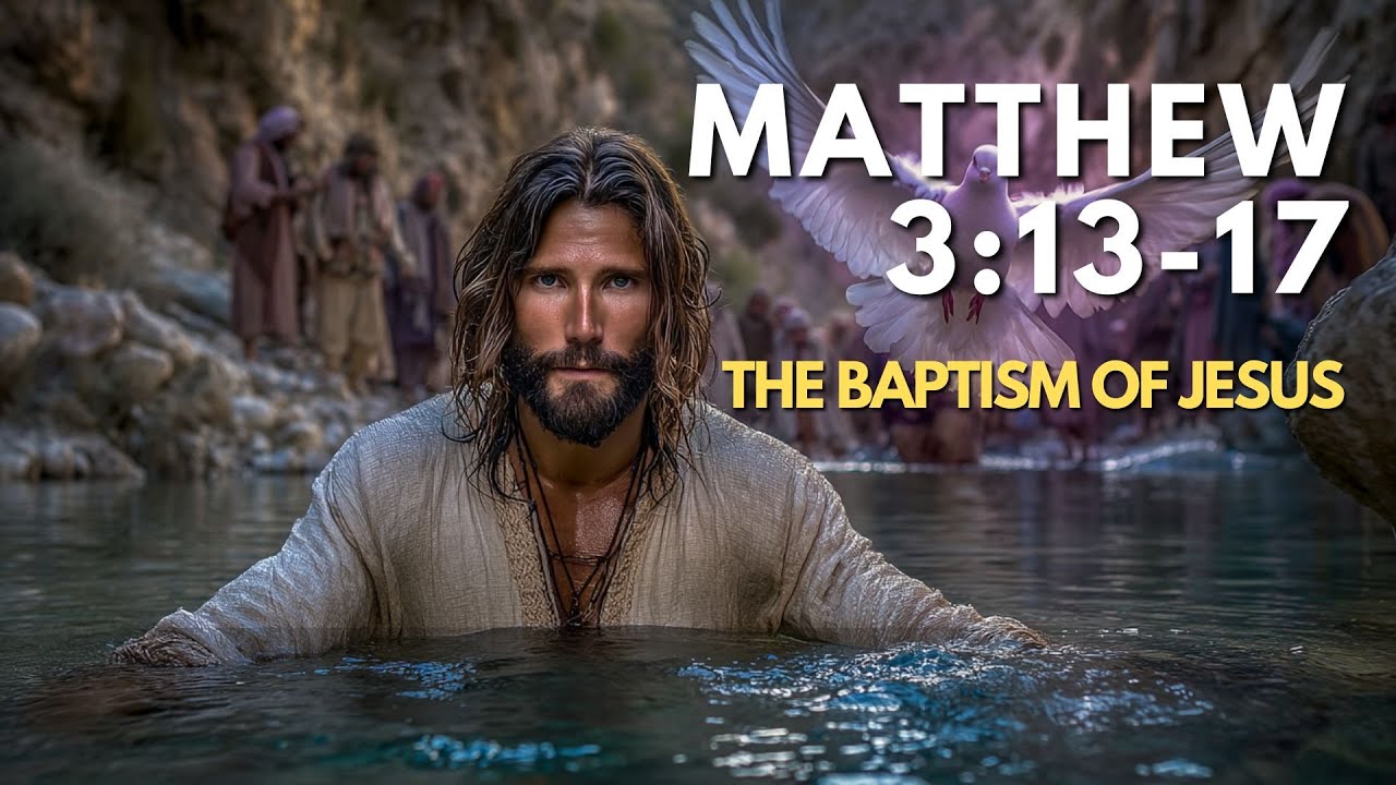 Matthew 3:13-17 - God's Rescue Plan Revealed At The River | Animated 4K