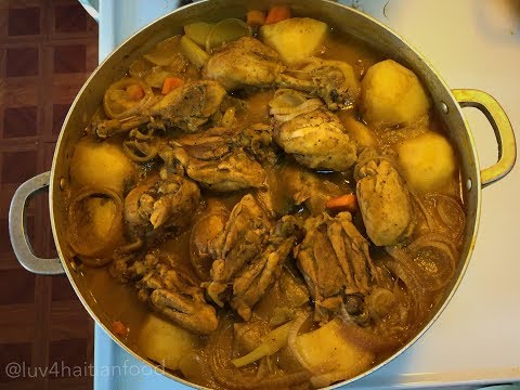 Easy Soup Joumou ak Poul (Chicken Squash Soup) - Episode 53 - ❤ Love For Haitian Food