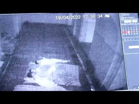 jinn caught in camera beating a student at night in a Madarsa...