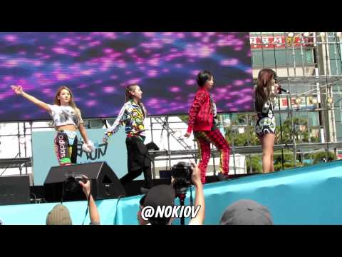 130421 Busan Adidas MIRUN 2NE1 - I LOVE YOU ( BOM ver)