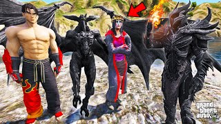 Franklin Found LUCIFER and HELL GOD To Attack DEVIL GOD in GTA 5 | SHINCHAN and CHOP