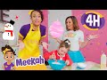 Candy Cane Slime Sweet Snowmen 4 HR OF MEEKAH Educational Videos For Kids