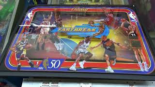 The Mechanical Backbox In Bally's NBA Fastbreak Pinball Machine!