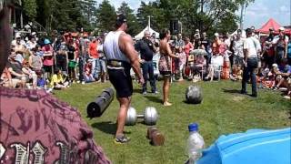 Hugo Girard à Sherbrooke-16-07-11- et Caro la femme forte ;-).wmv