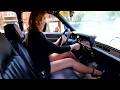 Cassandra Cranking The 1974 Dodge Coronet Long Legs High Heels Pedal Pumping 0823