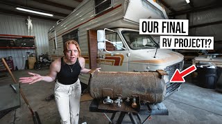 Our RV is BACK IN THE SHOP!? - Upgrading Our Camper Van’s Leaky Propane Tank! 🔥😳