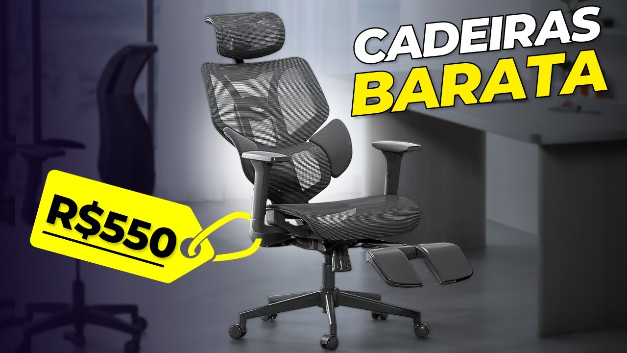 TOP 7 MELHORES Cadeiras ERGONÔMICA e GAMER para COMPRAR em 2023!!! (SOMENTE AS MELHORES)