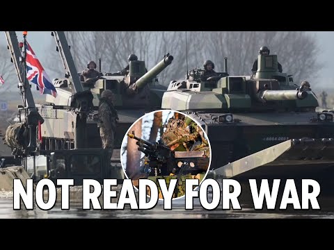 Britain is unprepared for war at any scale and cannot defend itself, warns former UK Army chief