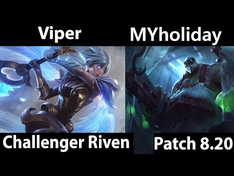 [ Viper ] Riven vs Urgot [ MYholiday ] Top  - Viper Back from NA No cam no mic