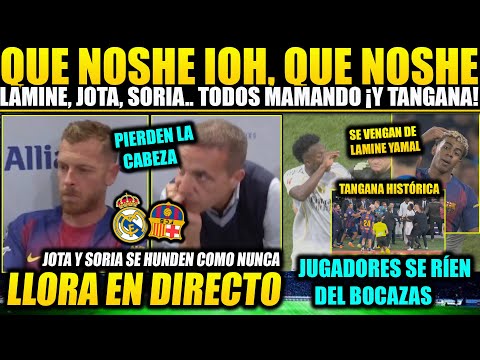 JOTA JORDI SE HUNDE Y LLORA EN DIRECTO ¡VINICIUS Y COURTOIS SE RÍEN DE LAMINE YAMAL! Y SE FORMA