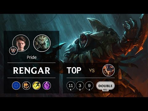 Rengar Top vs Rumble - EUW Challenger Patch 9.17