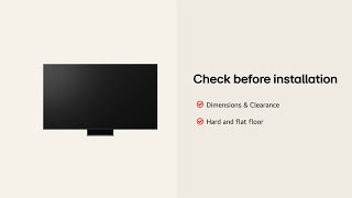 LG QNED TV : Installation Guide – QNED81 65​