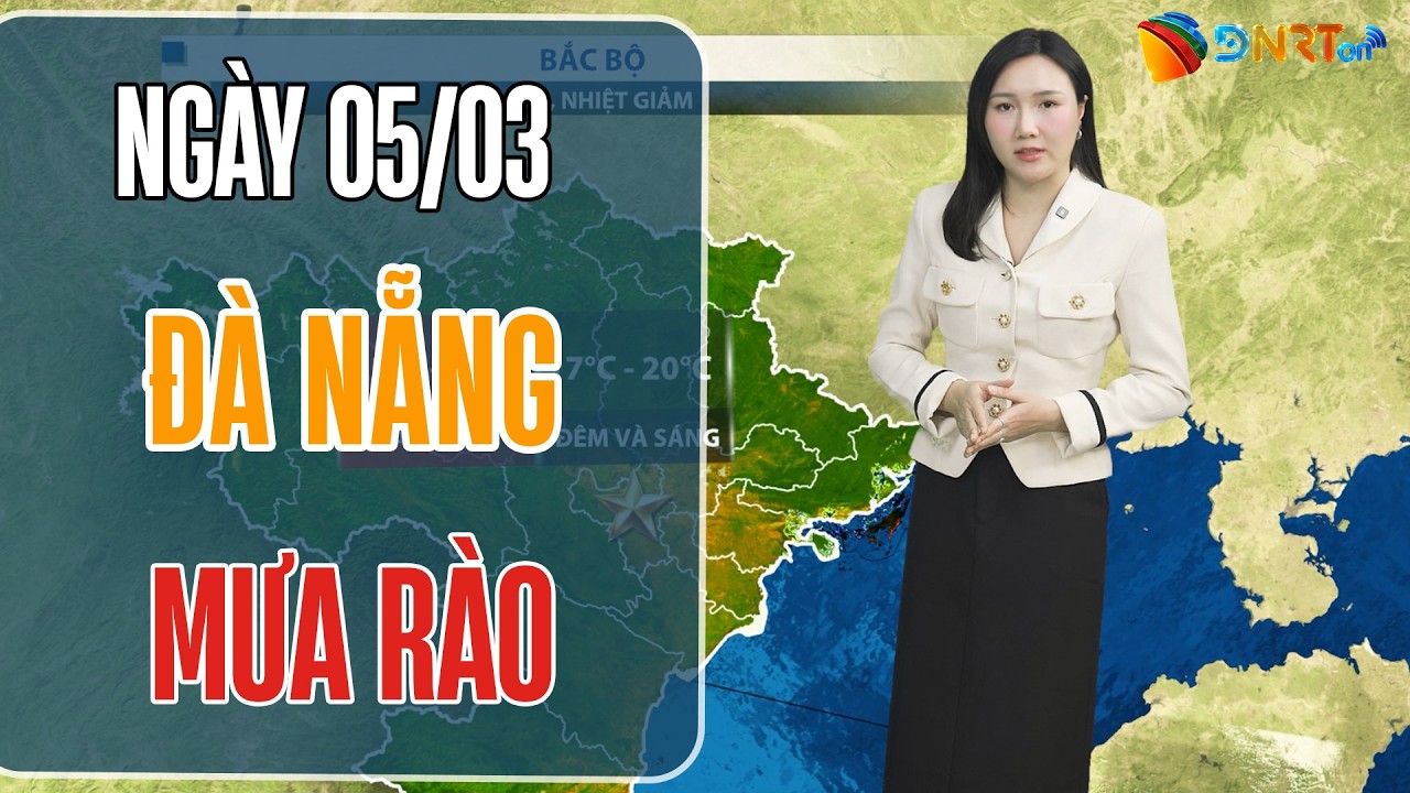 Dự báo thời tiết 05-07/03 | Khu vực Trung Trung Bộ có mưa rào rải rác; Nam Bộ tăng mưa về chiều tối