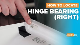 How to Replace Right Hinge Bearing (Part W11638181) on Your Whirlpool Maytag Amana Washer