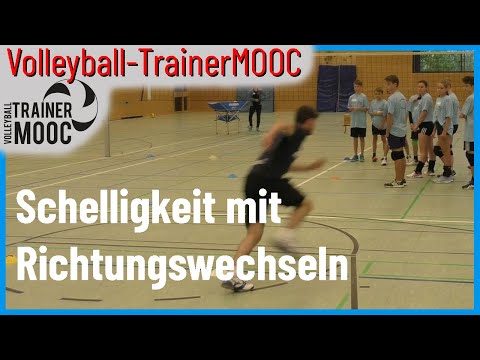 Schnelligkeit mit Richtungswechsel für Annahme/Abwehr, Manuel Hartmann, Volleyball-TrainerMOOC, 3/11