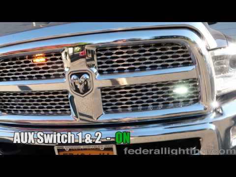 FLI Install - 2016 Dodge RAM 2500 - SoundOff Signal nForce Dual Color Lighting