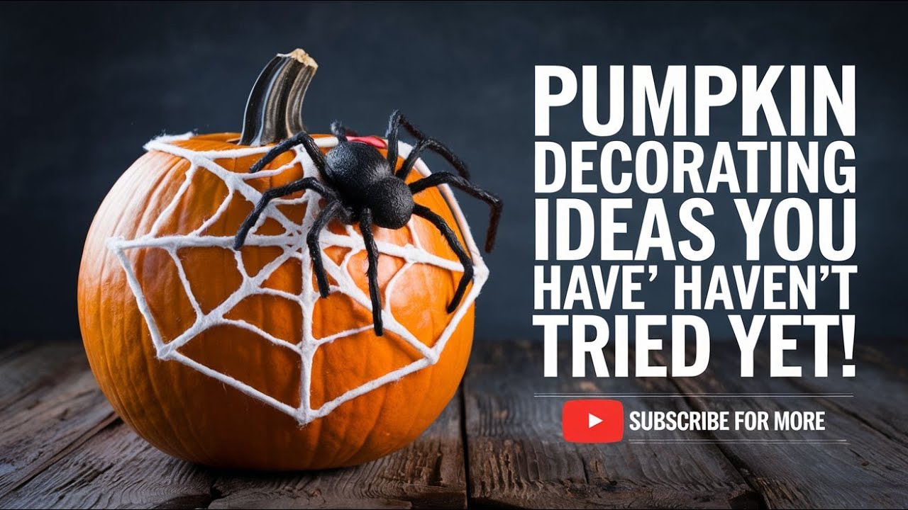 Pumpkin Decorating Ideas You Haven't Tried Yet!