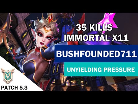 35 Kills BushFounded711 Vora Competitive (Master) UNYIELDING PRESSURE - Immortal X11