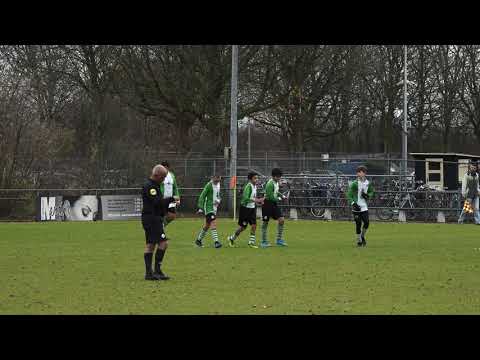 2019-12-09 DVV Delft JO15-1 vs KMD JO15-4 5-0 doelpunten