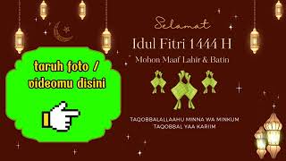 Download lagu Free Green Screen Idul Fitri 1444 H mp3